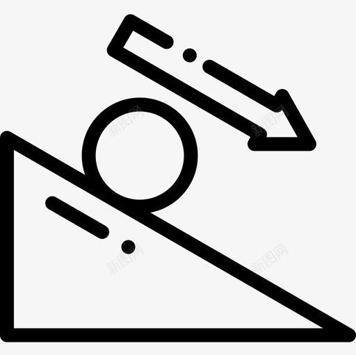 运动定律物理12线性图标svg_新图网 https://ixintu.com 物理12 线性 运动定律