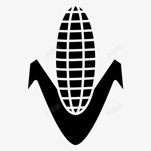 玉米食物蔬菜图标svg_新图网 https://ixintu.com 玉米 蔬菜 食物