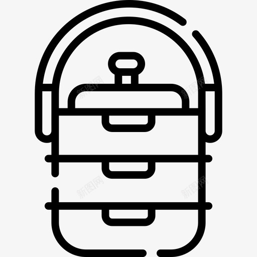 便携式冰箱厨房工具4线性图标svg_新图网 https://ixintu.com 便携式冰箱 厨房工具4 线性
