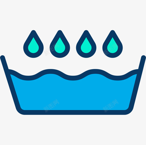 洗衣房卫生18线性颜色图标svg_新图网 https://ixintu.com 卫生18 洗衣房 线性颜色