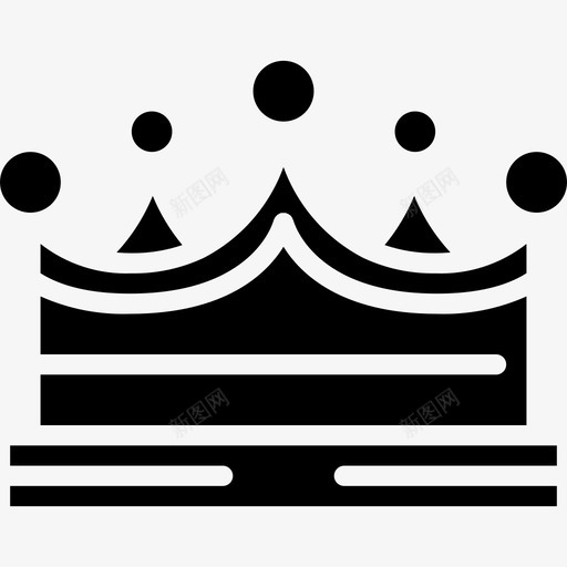 皇冠珠宝9填充图标svg_新图网 https://ixintu.com 填充 珠宝9 皇冠