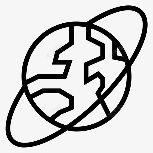 地球商业全球图标svg_新图网 https://ixintu.com 世界 全球 商业 地球