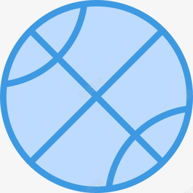篮球运动65蓝色图标图标
