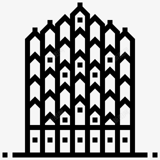 夏威夷建筑印度图标svg_新图网 https://ixintu.com 印度 地标 夏威夷 建筑