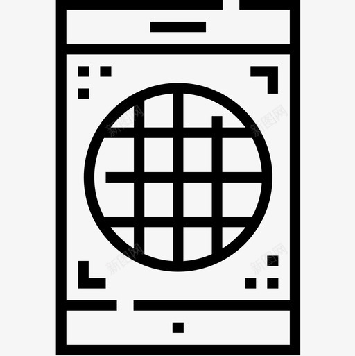 智能手机互联网技术5线性图标svg_新图网 https://ixintu.com 互联网技术5 智能手机 线性