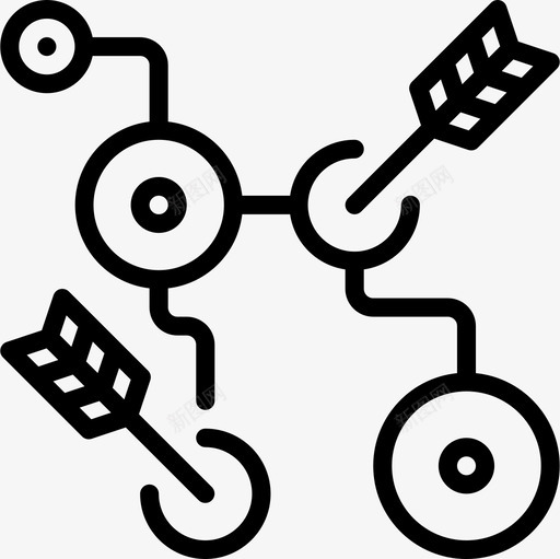 目标搜索引擎优化和网页优化14线性图标svg_新图网 https://ixintu.com 搜索引擎优化和网页优化14 目标 线性