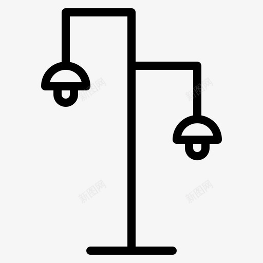 花园灯灯泡电子图标svg_新图网 https://ixintu.com 想法 灯 灯泡 热 照明 电子 花园灯