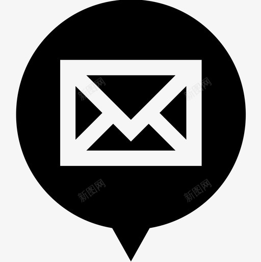 电子邮件通知5已填充图标svg_新图网 https://ixintu.com 已填充 电子邮件 通知5