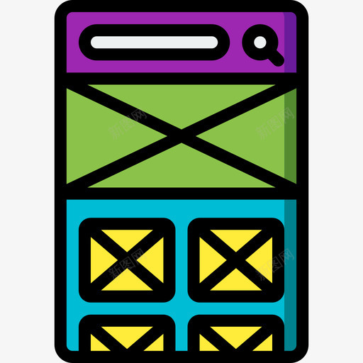 智能手机移动15线性颜色图标svg_新图网 https://ixintu.com 智能手机 移动15 线性颜色