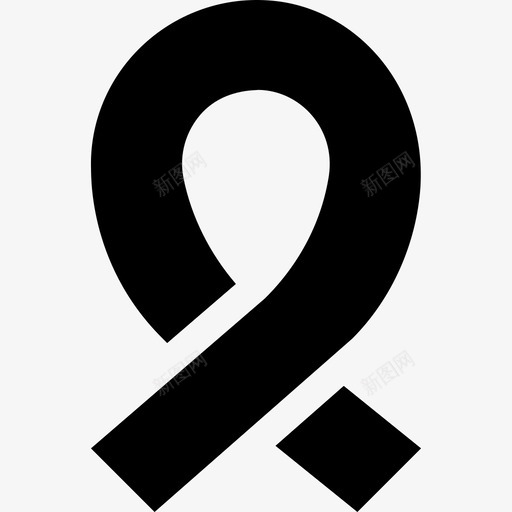 丝带非政府组织2填充图标svg_新图网 https://ixintu.com 丝带 填充 非政府组织2