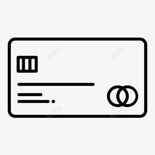 信用卡借记卡财税发票图标svg_新图网 https://ixintu.com 信用卡 借记卡 财税发票