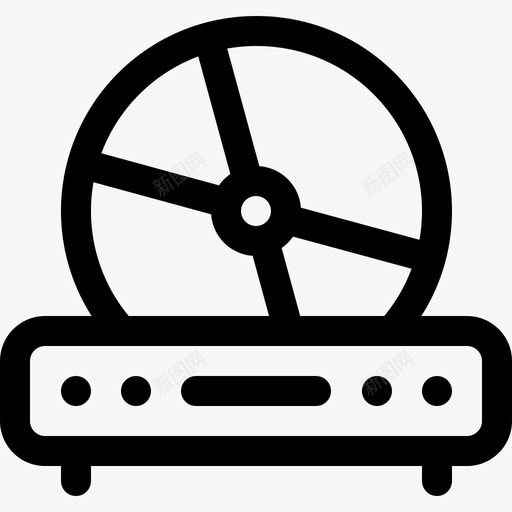 Cd播放器音乐53线性图标svg_新图网 https://ixintu.com Cd播放器 线性 音乐53