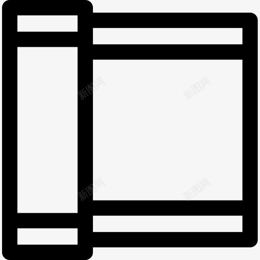 垫子健身房19直线型图标svg_新图网 https://ixintu.com 健身房19 垫子 直线型