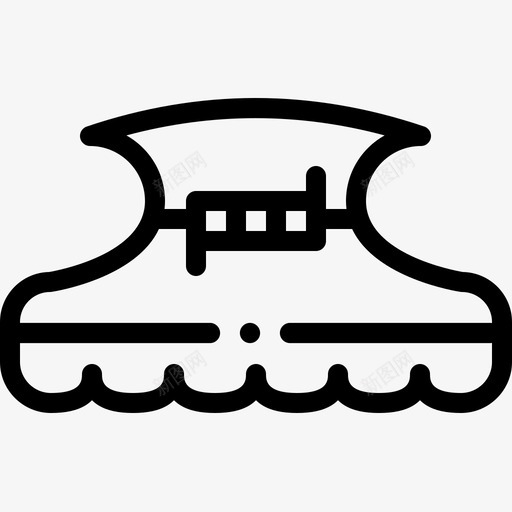 美容美发夹14线性图标svg_新图网 https://ixintu.com 线性 美容美发夹14