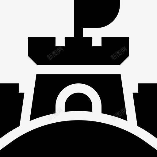 沙堡热带2填充图标svg_新图网 https://ixintu.com 填充 沙堡 热带2