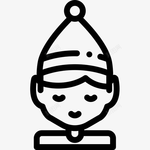 精灵圣诞132直系图标svg_新图网 https://ixintu.com 圣诞132 直系 精灵