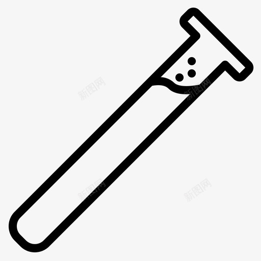 试管教育设备图标svg_新图网 https://ixintu.com 实验 实验室工具 工具 教育 科学 设备 试管