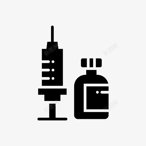疫苗医疗保健医院图标svg_新图网 https://ixintu.com 医学字形 医疗 医疗保健 医院 疫苗 疾病