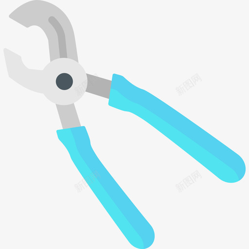 钳子工具箱4扁平图标svg_新图网 https://ixintu.com 工具箱4 扁平 钳子