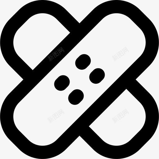 石膏47号医院线性图标svg_新图网 https://ixintu.com 47号医院 石膏 线性