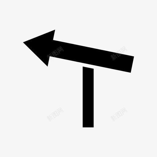 路标广告牌方向图标svg_新图网 https://ixintu.com 导航 广告牌 方向 路 路标 路标实心