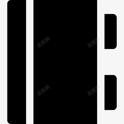笔记本文献5已填充图标svg_新图网 https://ixintu.com 已填充 文献5 笔记本