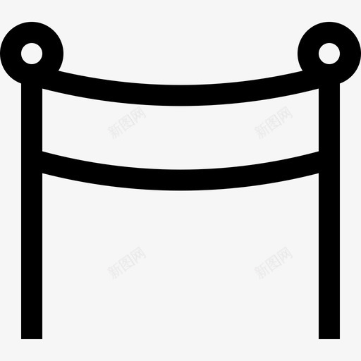横幅游行2直线图标svg_新图网 https://ixintu.com 横幅 游行2 直线