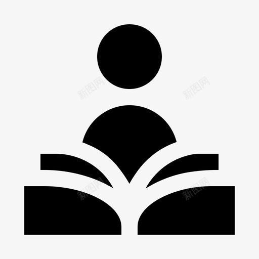 学生读书人学者图标svg_新图网 https://ixintu.com 学习 学生 学者 教育和知识扎实 读书人 读书小人