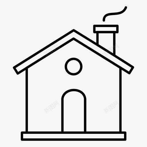 温馨的家家图标svg_新图网 https://ixintu.com 家 温馨的家
