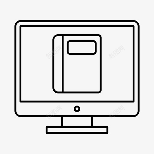 笔记本复印本文件图标svg_新图网 https://ixintu.com 复印本 教育 文件 液晶显示器 笔记本