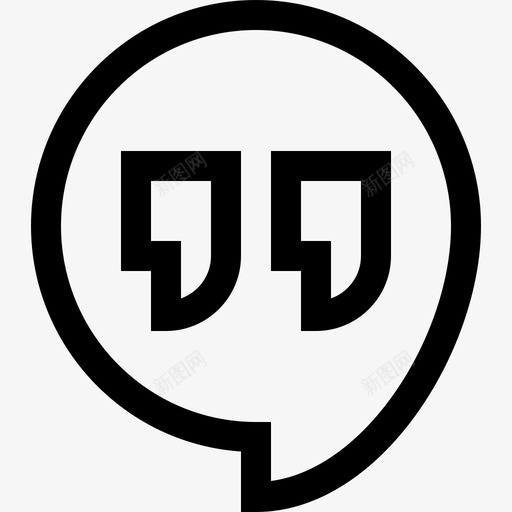 Hangout社交媒体51直系图标svg_新图网 https://ixintu.com Hangout 直系 社交媒体51