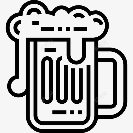 啤酒野生西部29线性图标svg_新图网 https://ixintu.com 啤酒 线性 野生西部29