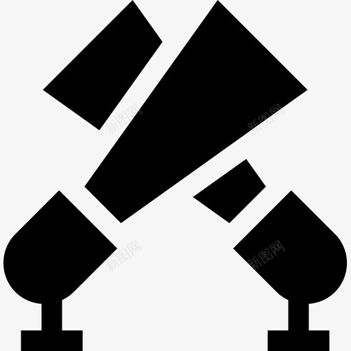 聚光灯游行3满了图标svg_新图网 https://ixintu.com 游行3 满了 聚光灯