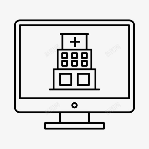 医院诊所医院大楼图标svg_新图网 https://ixintu.com lcd 医疗 医院 医院大楼 诊所