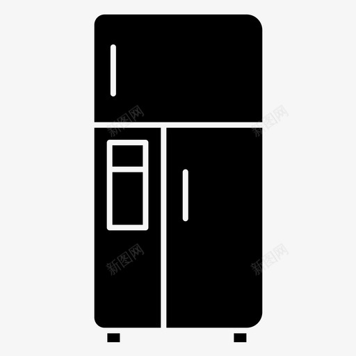 电冰箱电子产品图标svg_新图网 https://ixintu.com 电冰箱 电子产品