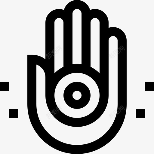 耆那教精神5直系图标svg_新图网 https://ixintu.com 直系 精神5 耆那教