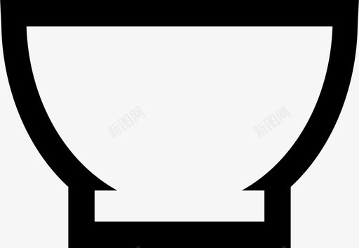碗饭碗容器图标svg_新图网 https://ixintu.com 容器 汤碗 碗 饭碗