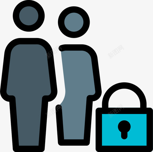 组用户19线性颜色图标svg_新图网 https://ixintu.com 用户19 线性颜色 组