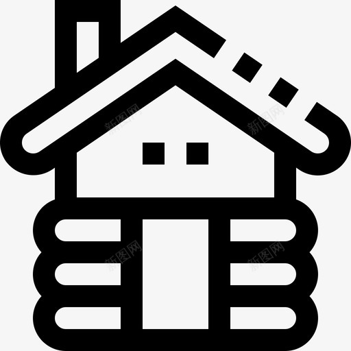 船舱建筑物和房地产直线型图标svg_新图网 https://ixintu.com 建筑物和房地产 直线型 船舱