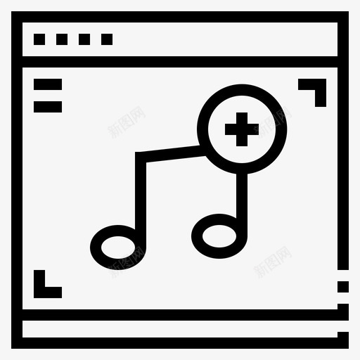 音乐界面电脑数码图标svg_新图网 https://ixintu.com 创意 屏幕 数码 电脑 网页设计 音乐界面