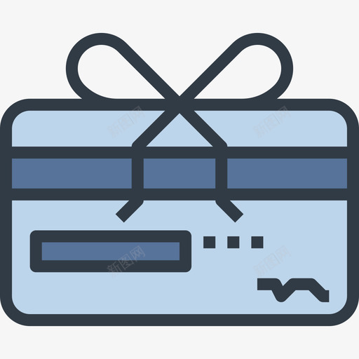 礼品卡客户忠诚度计划3线性颜色图标svg_新图网 https://ixintu.com 客户忠诚度计划3 礼品卡 线性颜色