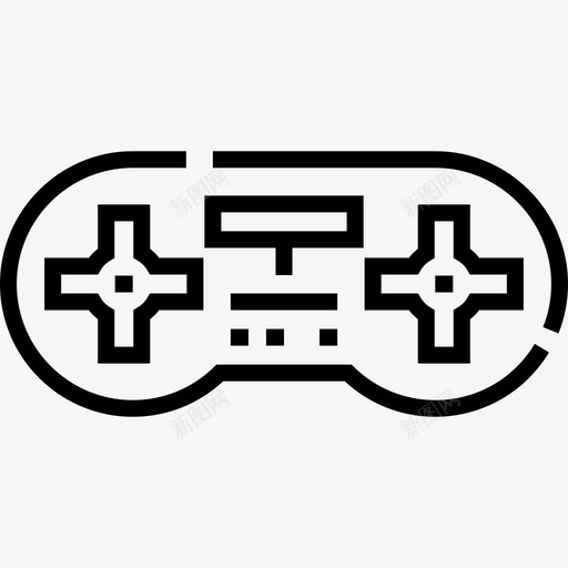 游戏板计算机部件2线性图标svg_新图网 https://ixintu.com 游戏板 线性 计算机部件2