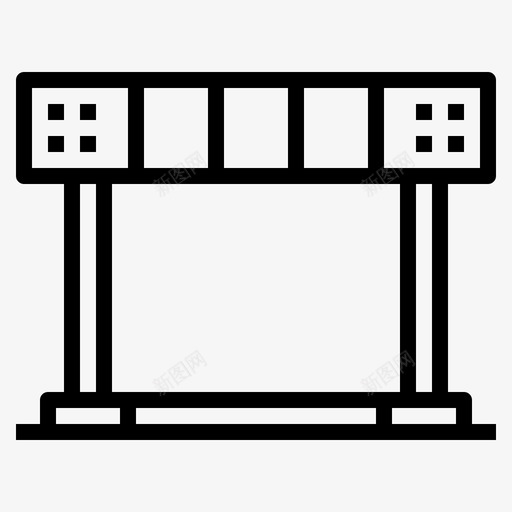 跨栏田径跑步图标svg_新图网 https://ixintu.com 田径 跑步 跑步图标 跨栏 运动