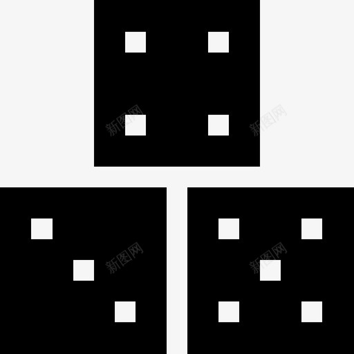 骰子赌博和下注2填充图标svg_新图网 https://ixintu.com 填充 赌博和下注2 骰子