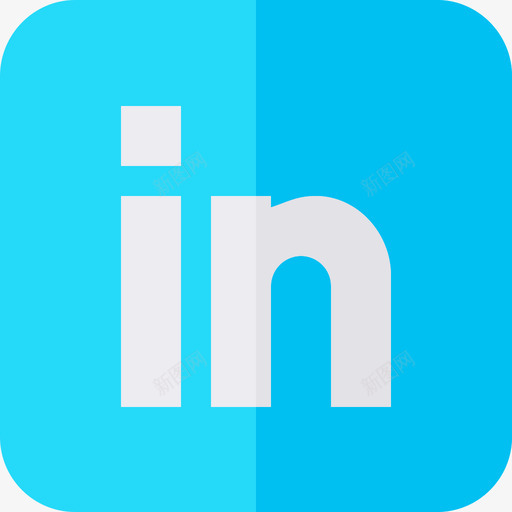 Linkedin社交媒体49持平图标svg_新图网 https://ixintu.com Linkedin 持平 社交媒体49