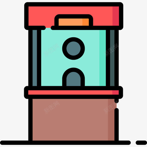 售票处活动10线条颜色图标svg_新图网 https://ixintu.com 售票处 活动10 线条颜色