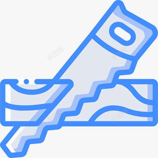 锯diy4蓝色图标svg_新图网 https://ixintu.com diy4 蓝色 锯