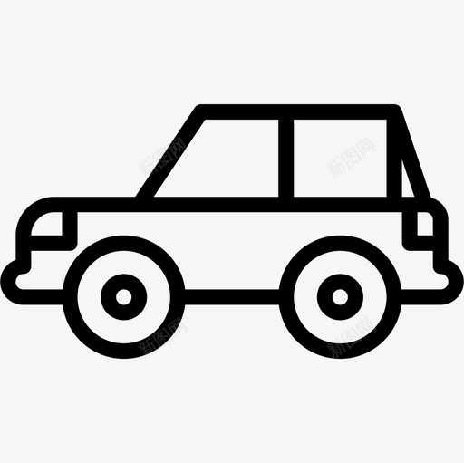 车8车直线图标svg_新图网 https://ixintu.com 8车 直线 车
