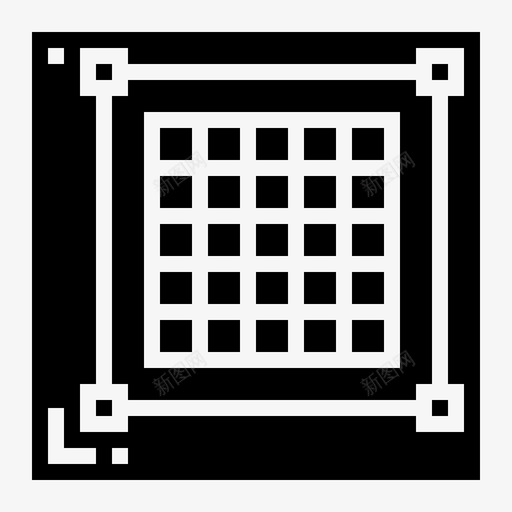 网格形图标svg_新图网 https://ixintu.com 像素 图形 网格 网页设计实体 设计