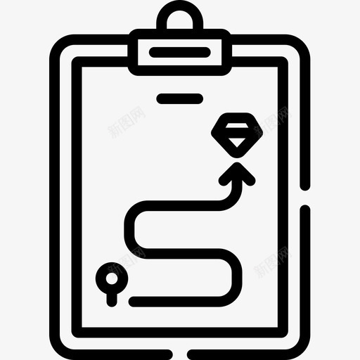 计划战略管理7线性图标svg_新图网 https://ixintu.com 战略管理7 线性 计划